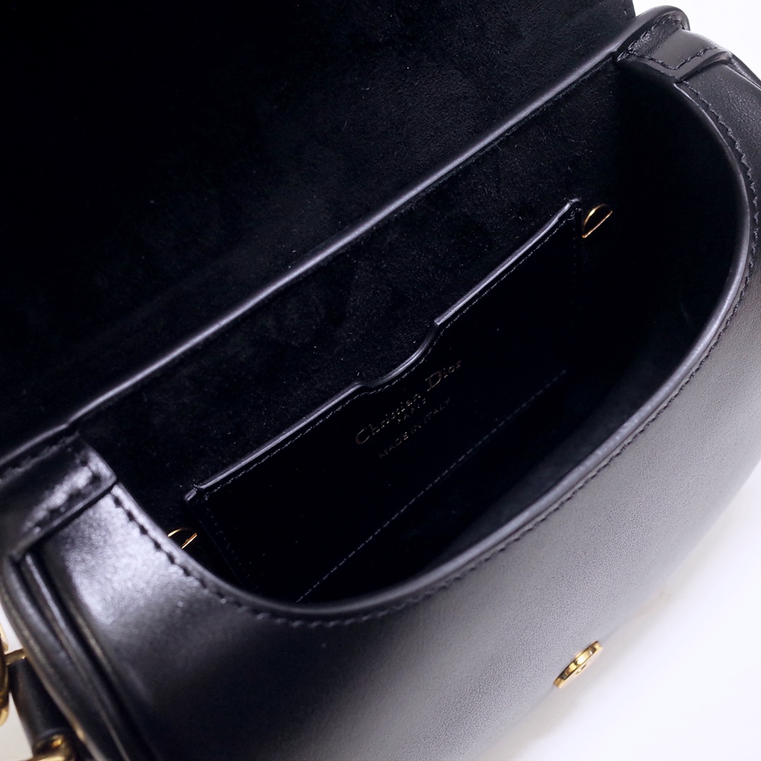 Mini Dior Bobby Bag Black Box Calfskin